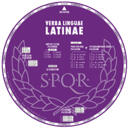 Educational Material - Grammar wheels - Verbsnurra latin (lila)