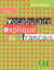 Vocabulaire expliqué du français, débutant